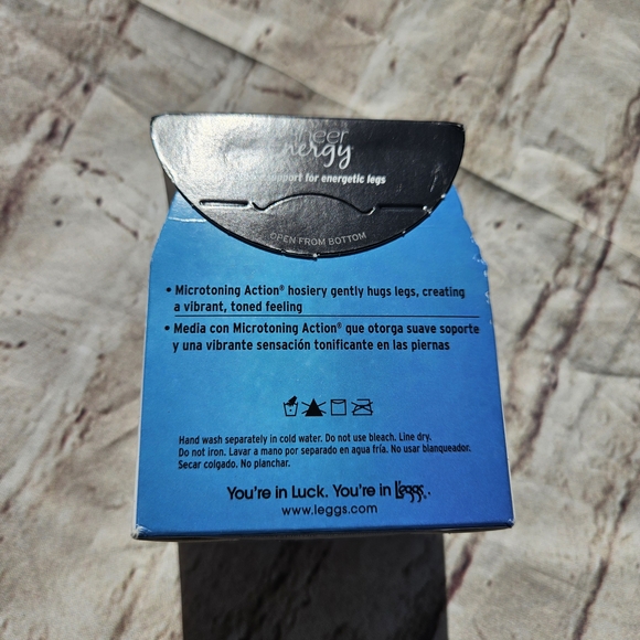 L'eggs Sheer Energy Medium Support Leg Hosiery - Blue - Picture 5 of 5